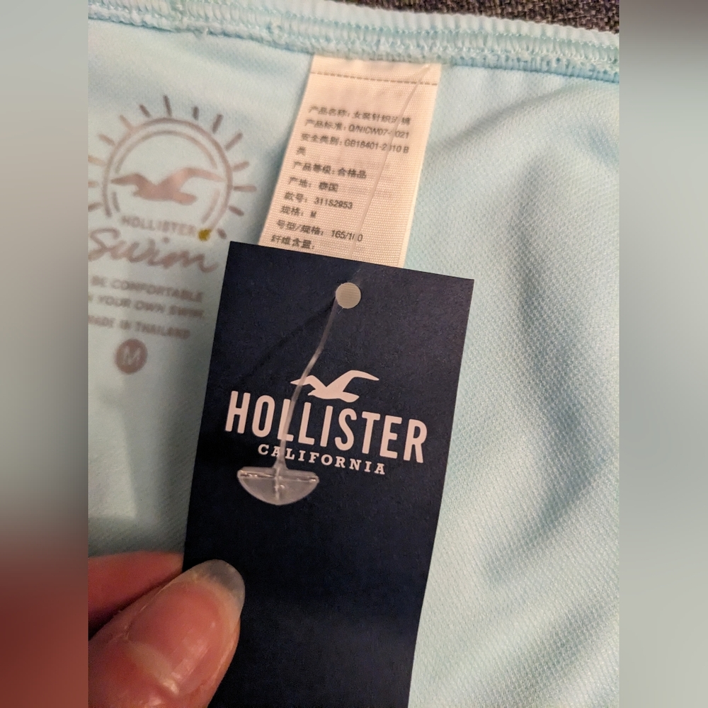 NWT Light Blue Hollister Bikini Bottoms - Picture 6 of 6